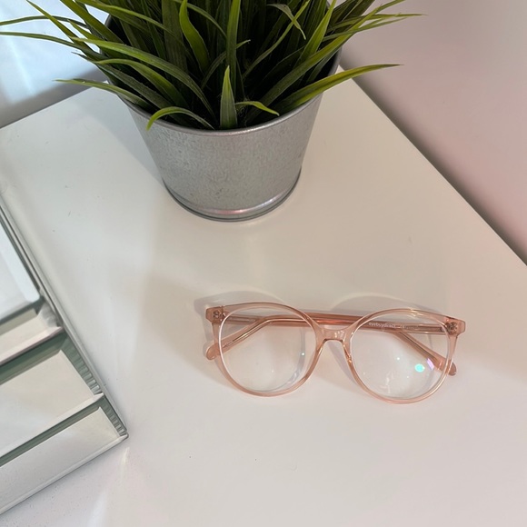 Eye Buy Direct - Prescription Eyeglasses - NALA Clear Pink - Picture 1 of 3